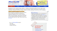 Desktop Screenshot of pcservice24h.de