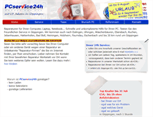 Tablet Screenshot of pcservice24h.de